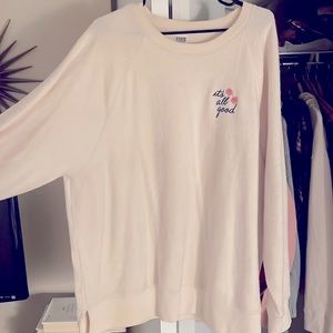 Pink oversized sweater/sweatshirt